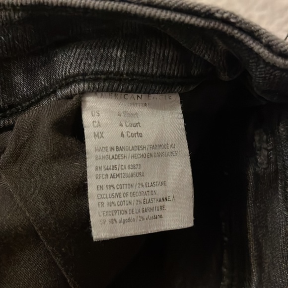 American eagle, ripped skinny jeans, black, super stretch - Picture 5 of 5